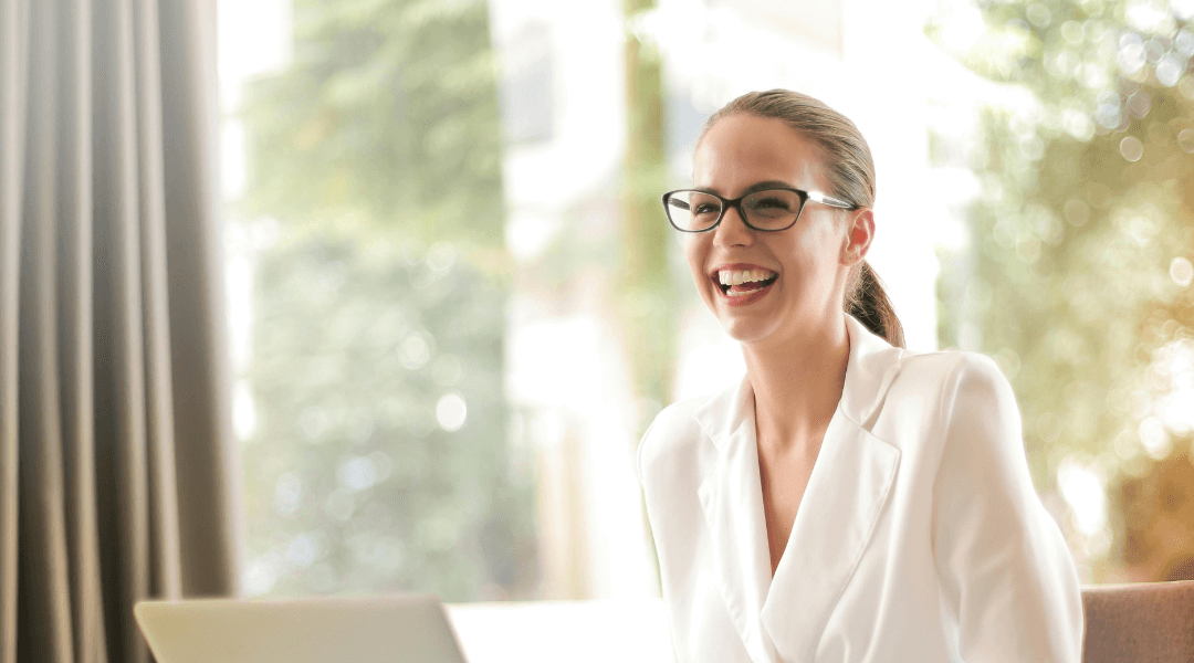 smiling woman