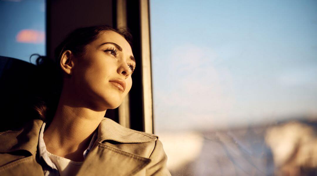 woman full of thoughts
